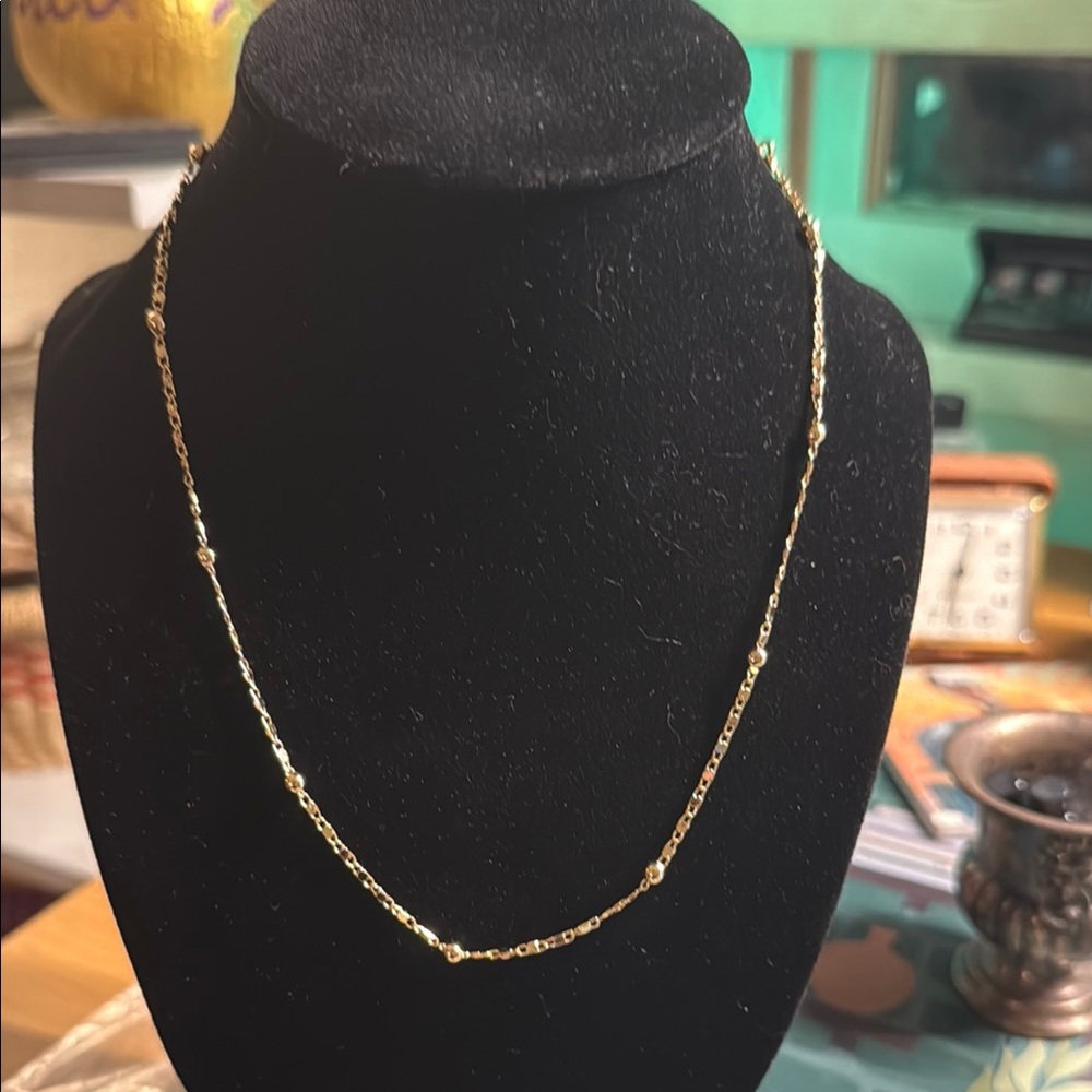 Dainty Gold Necklace Minimalist Design Jewelry
